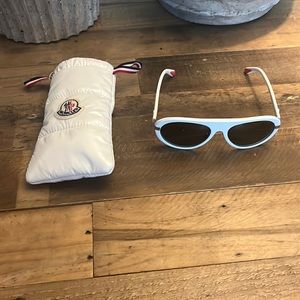 Moncker navigaze white sunglasses. Never used.